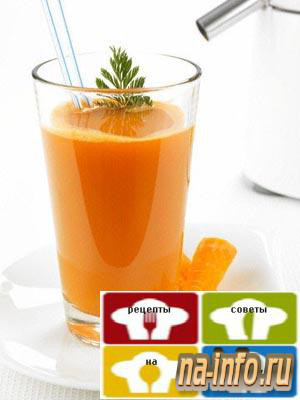  Напиток морковно-яблочный с молоком