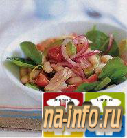 Рецепт приготовления - Новогодний салат с тунцом