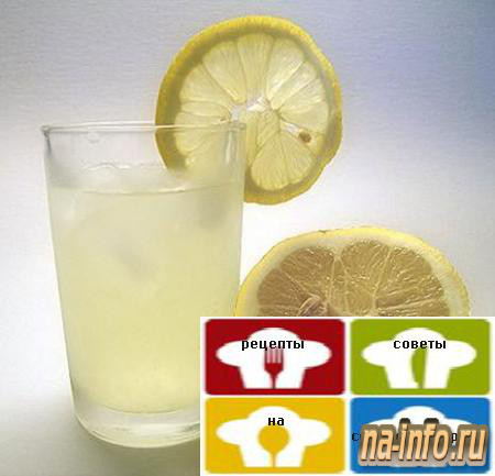 Рецепт приготовления - Напиток из лимонного сока