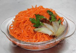 Рецепт салата из острой морковки